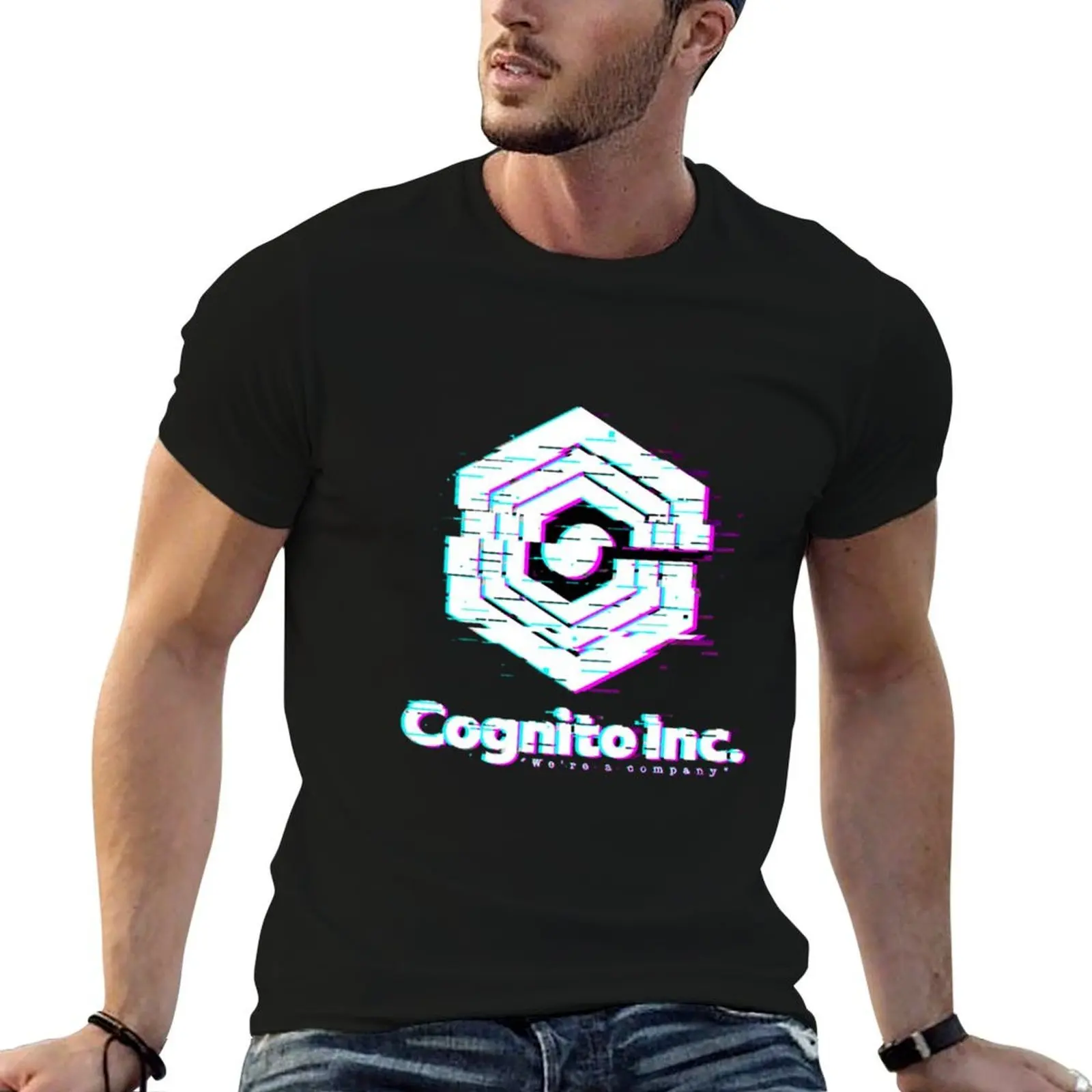 Inside Job Cognito Inc. - subliminal glitch T-Shirt Clothing tshirts personalised heavy weight t shirts for men