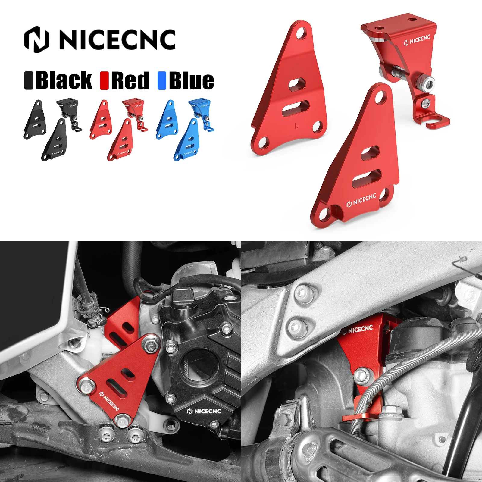 

NICECNC Engine Stays Bracket Mounting for Yamaha YFZ450R YFZ450RSE YFZ 450R 2009-2025 2024 YFZ450X 2010-2011 ATV 18P-21316-00-00