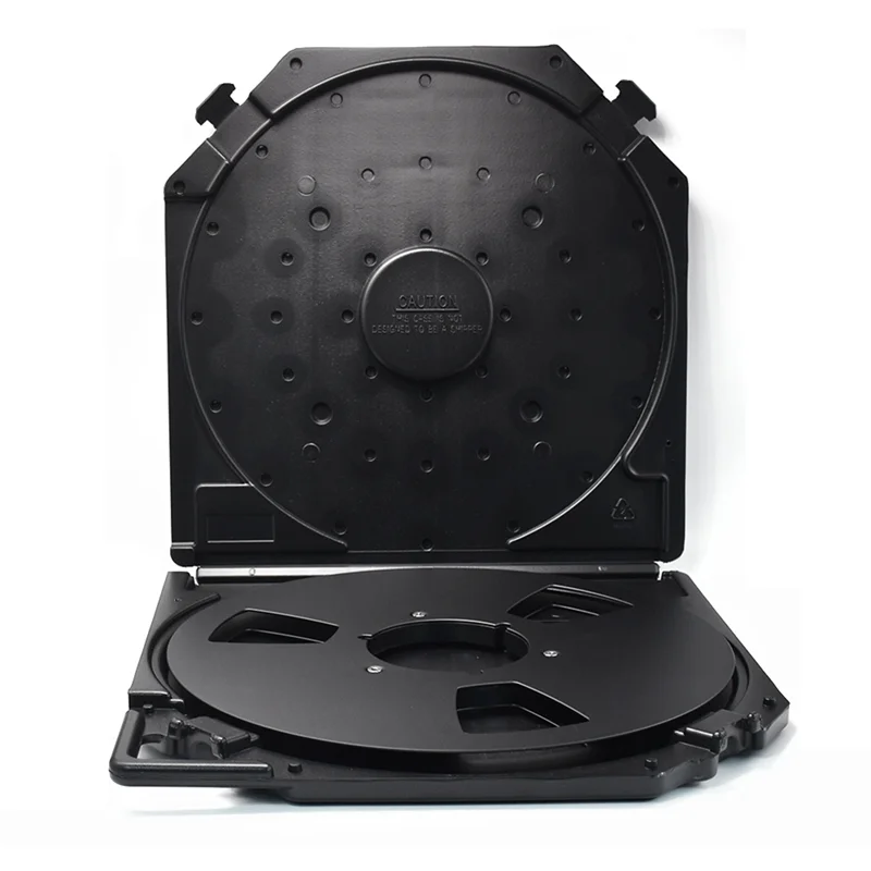 

B03B-Empty Take Up Reels Storage Box With 10 Inch Empty Takeup Reel Portable Full Protection Carrying Case For 10 Inch Sound Tap