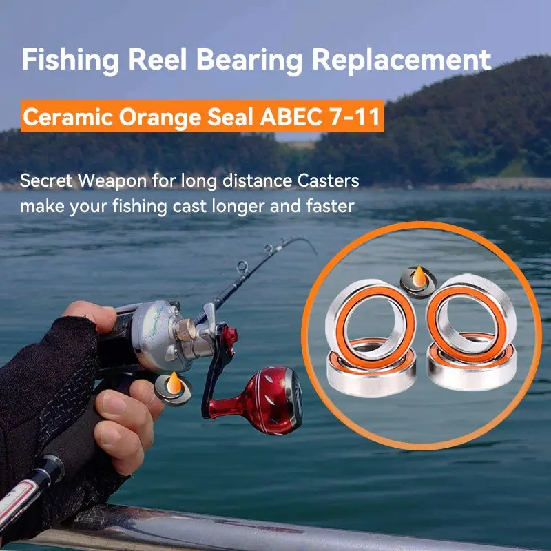 1Pcs S6701 2RS CB ABEC7 12X18X4mm 6701 Stainless Steel Hybrid Ceramic Ball Bearing Brushless Motor Bearing RC Model Bearing