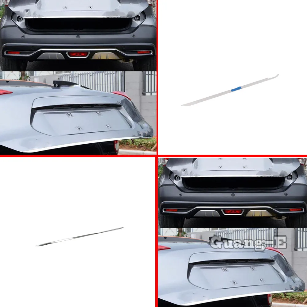 

Car Rear Door Trunk Lid Tailgate Strip Trim Decoration Auto Exterior Accessories For Nissan Kicks 2017 2018 2019 2020 2021-2023