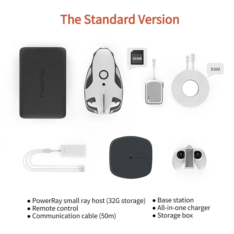 Remote Control Underwater With Camera For Diving Swimming