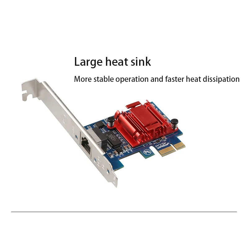 Kartu jaringan PCI Express Gigabit PCI-E, Ethernet untuk Desktop Lan, kartu 10/100/1000mbps, Adapter LAN adaptif game RJ-45