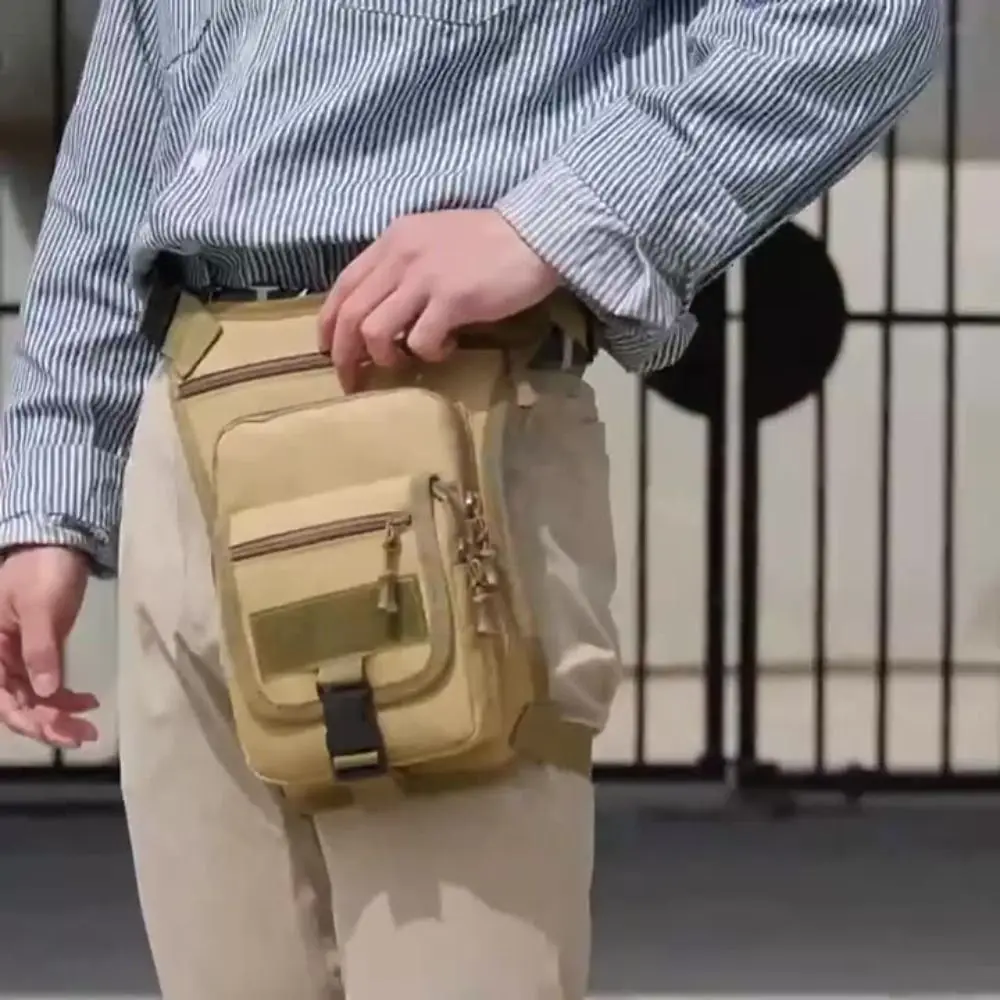 

Large Capacity Outdoor Drop Leg Bag Oxford Cloth Camouflage Motorcycle Bag Multi-Purpose Waterproof Bike Cycling Bag