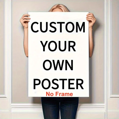 Custom Frameless Canvas Art Poster Family Portraits, Landscapes, Animals Holiday Decorations Home Room Decor