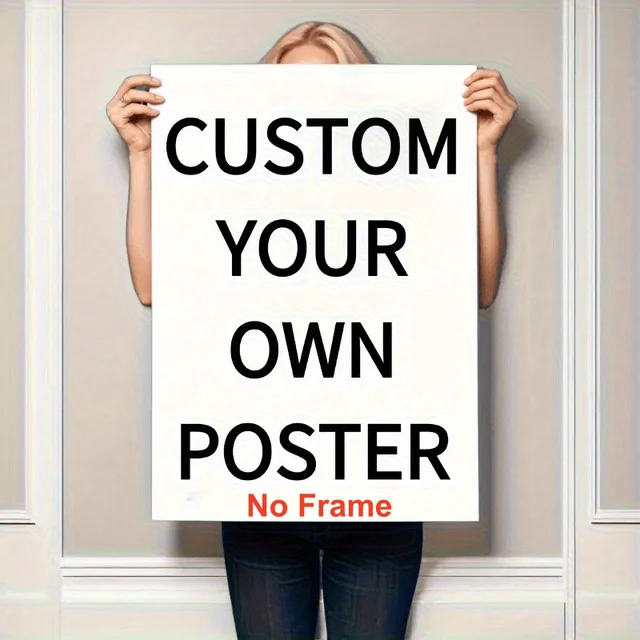 Pôster de Arte em Tela Sem Moldura Personalizado, Retratos de Família, Paisagens, Animais, Decorações de Feriados, Decoração para Casa e Quarto