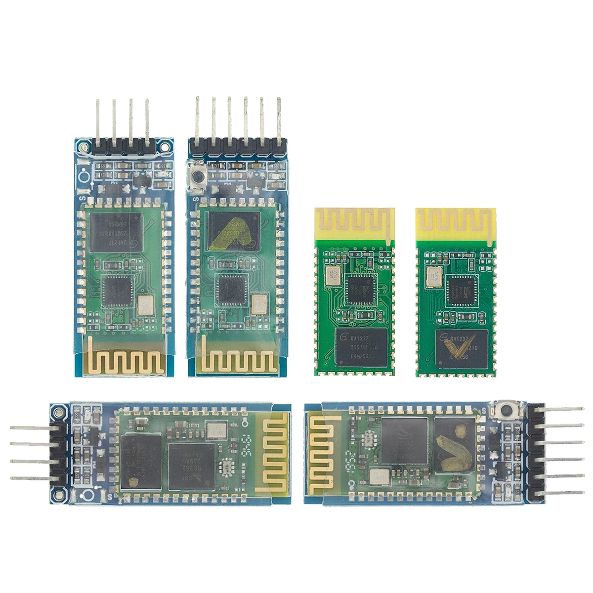 HC-05 HC-06 master-slave 6pin/4pin anti-reverse, integrated Bluetooth serial pass-through module, wireless serial for arduino