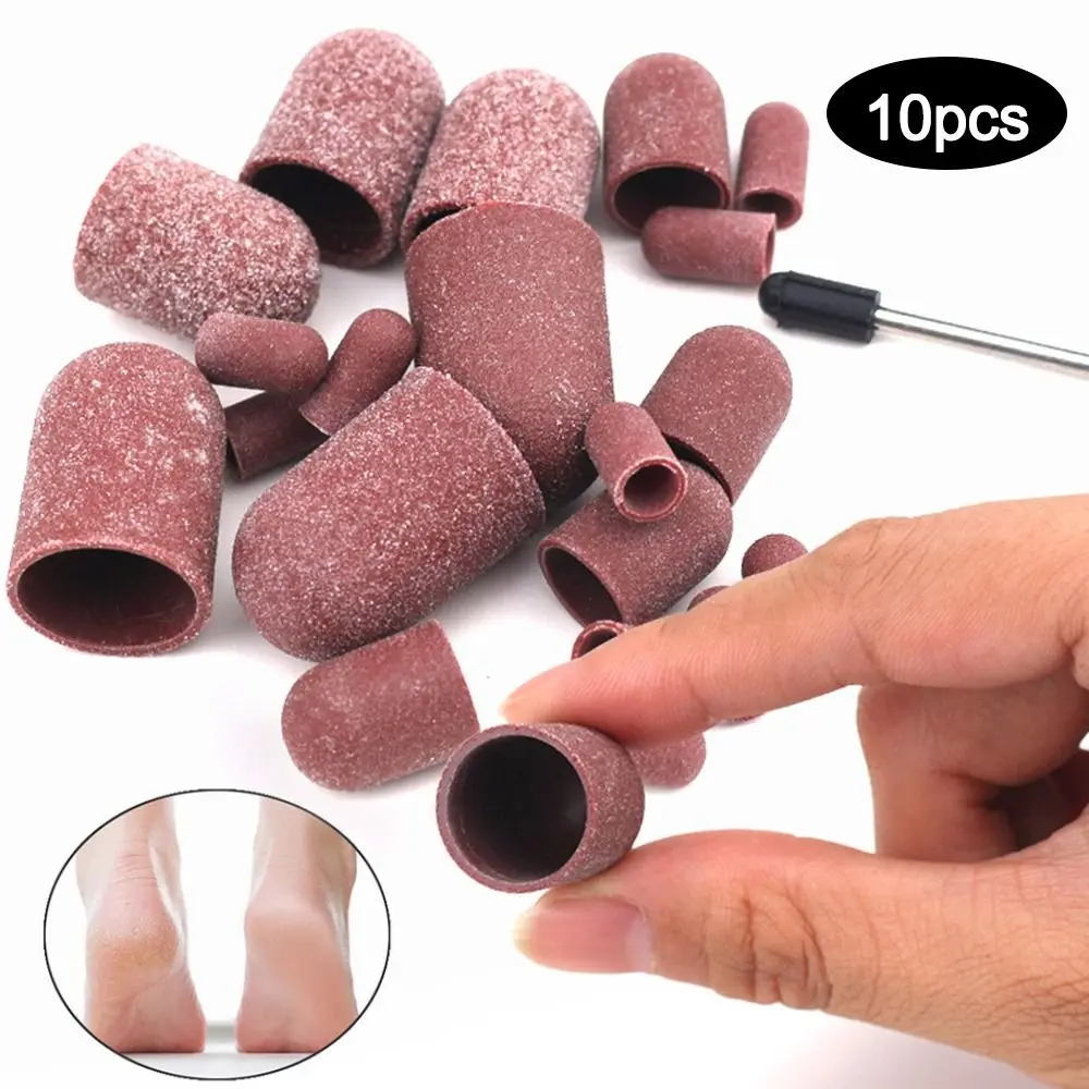 10pcs Replacement Mini Nail Polish Sanding Files Durable Universal Nail Sanding Bands Nail Art Supplies Nail Grinding Tools Set