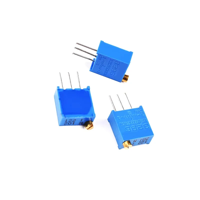 10PCS/LOT 3296W 3296 Trimmer Potentiometer 10R-2M ohm100R 200R 500R 1K 2K 5K 10K 20K 50K 100K 200K 102 504 104 205