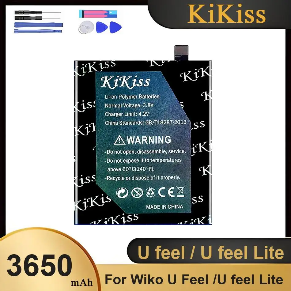 

Аккумулятор для камеры U feel / U feel Lite, литий-ионные полимерные батареи для Wiko U feel Lite
