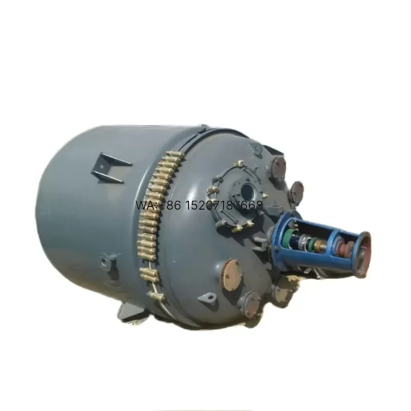 Wmwmnu for Factory Supply 1000L Open Glass Lined Reaction Kettle PLC Controlled High Productivity Heat Transfer Oil