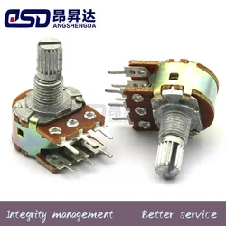 2PCS 6-pin WH148 B 1K 2K 5K 10K 20K 50K 100K 500K Dual Potentiometer L15