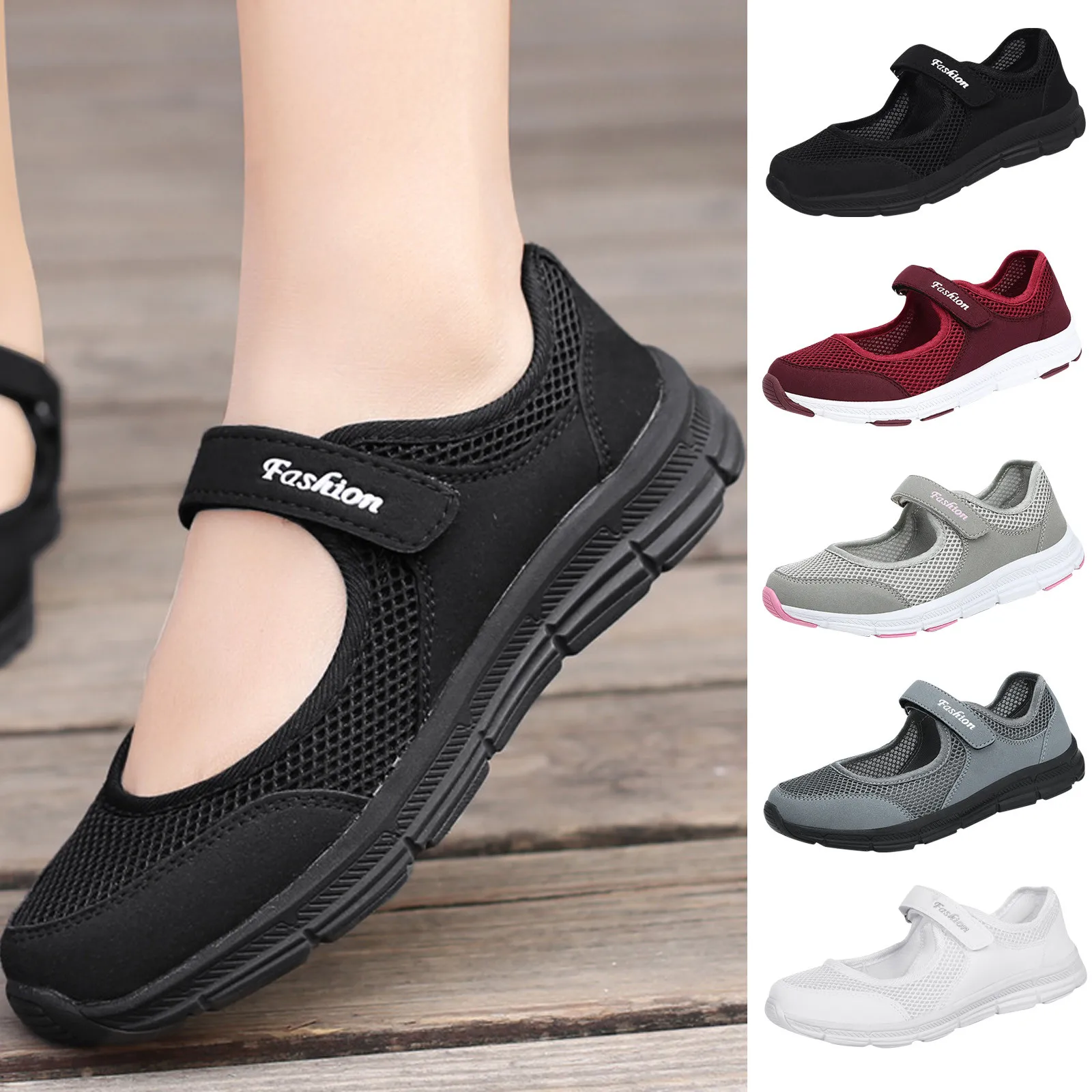 Sommer neue Komfort lässige Damenschuhe Mode weiche Sohle atmungsaktiv aushöhlen flache Schuhe für Frauen Zapatos de Mujer