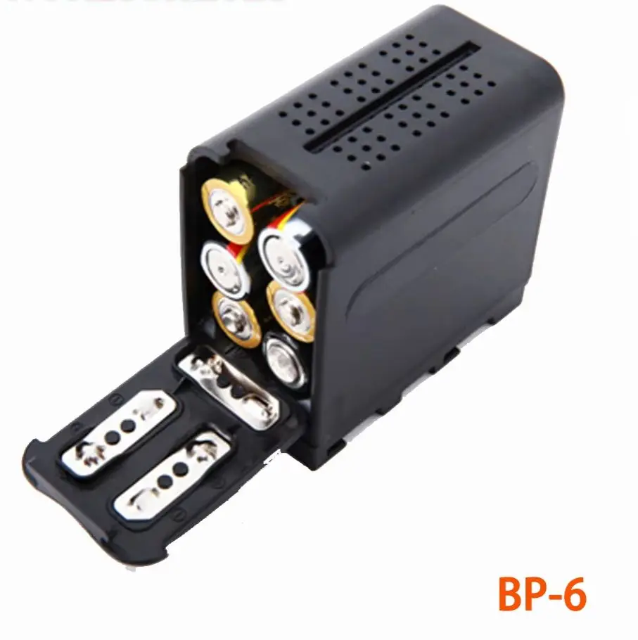 FALCON OCCHI 6 peças AA Cassa di Batteria di Potere del Pacchetto vem NP-F970 por LED LUCE VIDEO Pannelli o Monitor YN300 II,