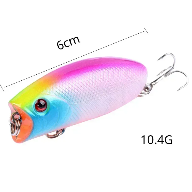 Crankbait Fishing Lures Floating Topwater Popper Pesca Hard Bait Artificial Wobblers for Pike Carp Trolling Fishing Tackle