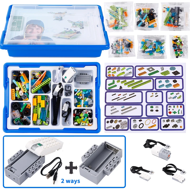 New Upgrade 390pcs The 3rd Generation We-do 2.0 Steam Educational School Robotics Construction Core Set Bricks Kit Toys Gifts