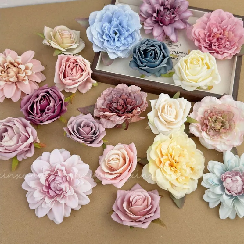 Atmosphere Rose Blossom Collection Early Spring Super Immortal Vacation Trendy Flower Clip Side Fragmented Hair Duck billed Clip