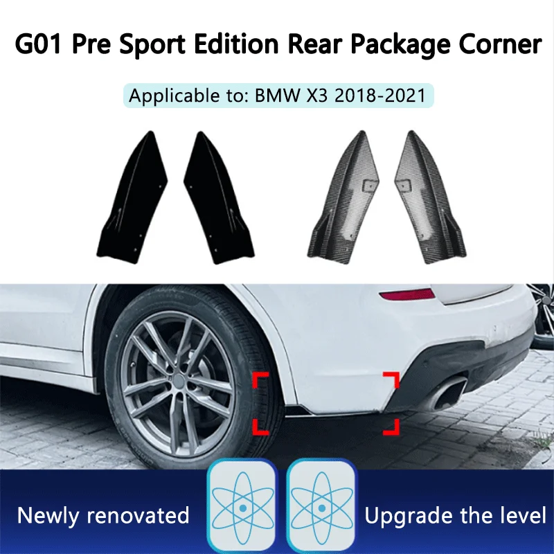 

High Quality Rear Bumper Corner Surround Trim Body Kit Exterior Modification Accessories For BMW X3 G01 M Pack M Sport 2018-2021