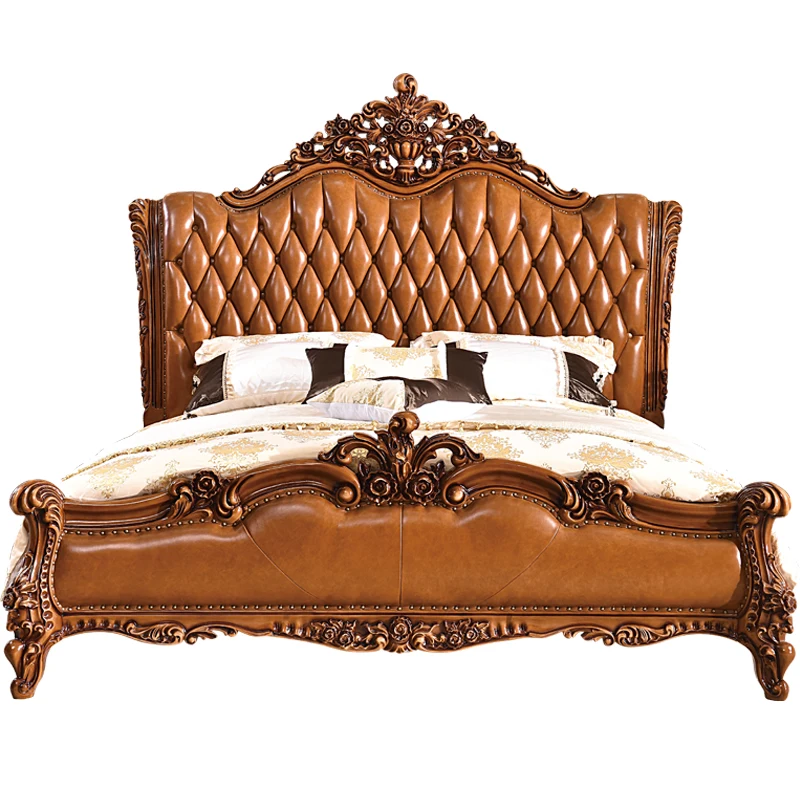 American Comfortable Bed Romantic Design Aesthetics Fashion Bed Bedroom Romantic High Quality Letto Matrimoniale Home Furniture