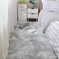 Soft Area Rugs Bedroom Carpet Fluffy Non-slip Tie-Dyed Fuzzy Shag Plush Soft Shaggy Bedside Rug Living Room Carpet