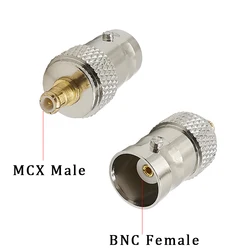 Enchufe macho MCX a conector hembra BNC, adaptador Coaxial RF para osciloscopio DS0201 /DSO201/ DSO Quad /DS203 (OSC), 1 unidad