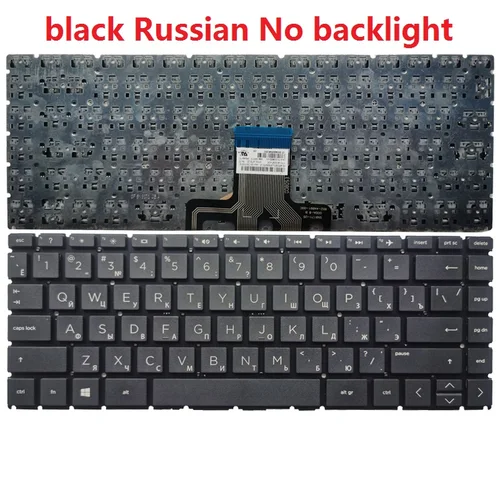 Imagen 2 del producto Teclado para ordenador portátil ruso/reino Unido/EE. UU./latino para HP Pavilion X360 14-CK 14-CD 14M-CD 14-CE 14-DQ TPN-Q221 Q207 14-DG TPN-I131 TPN-W131