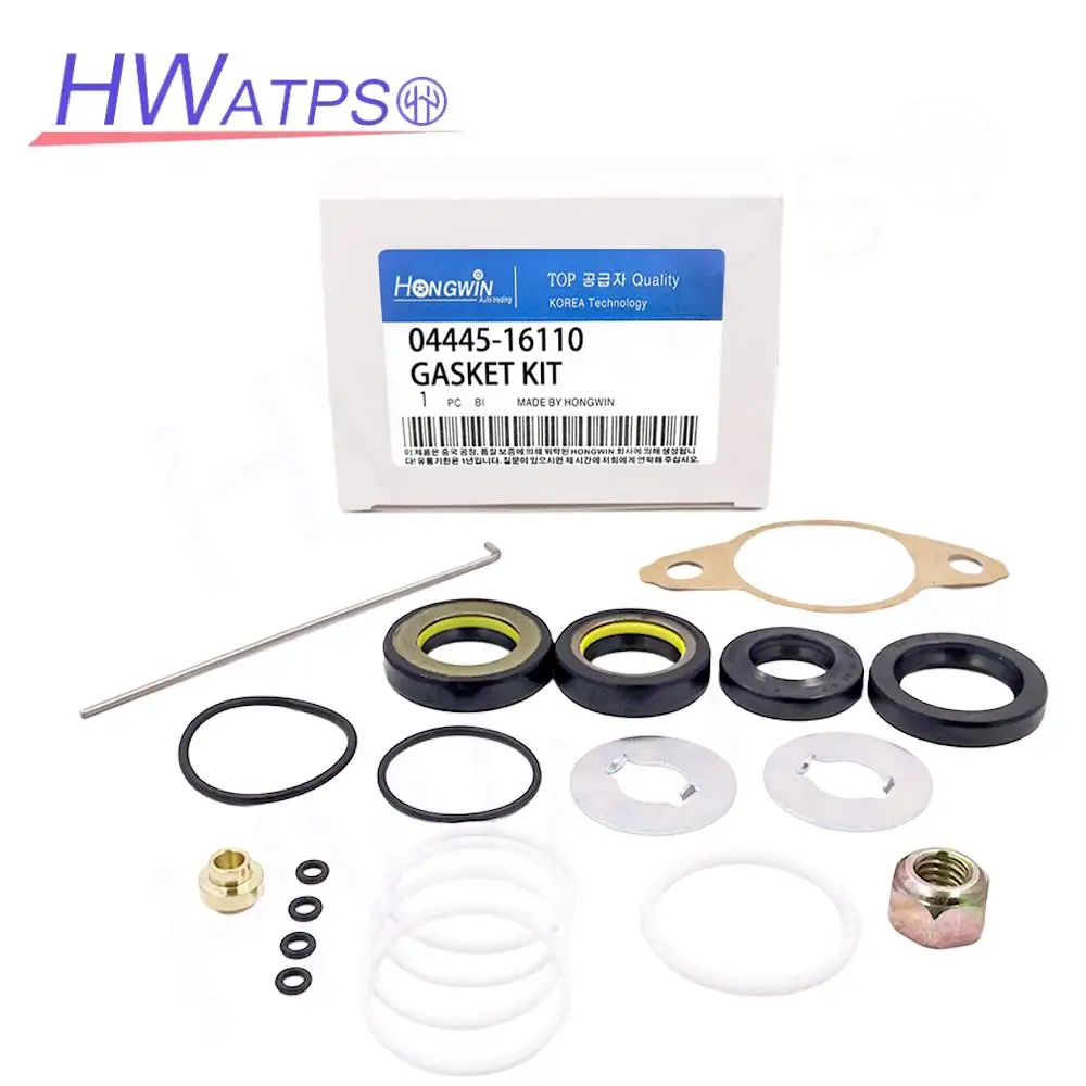 Power Steering Gear Gasket Oil Seal Kit 04445-16110 Replacement For Toyota Soluna AL50 Paseo 1995 1996 1997 1998 1999 Repair Kit