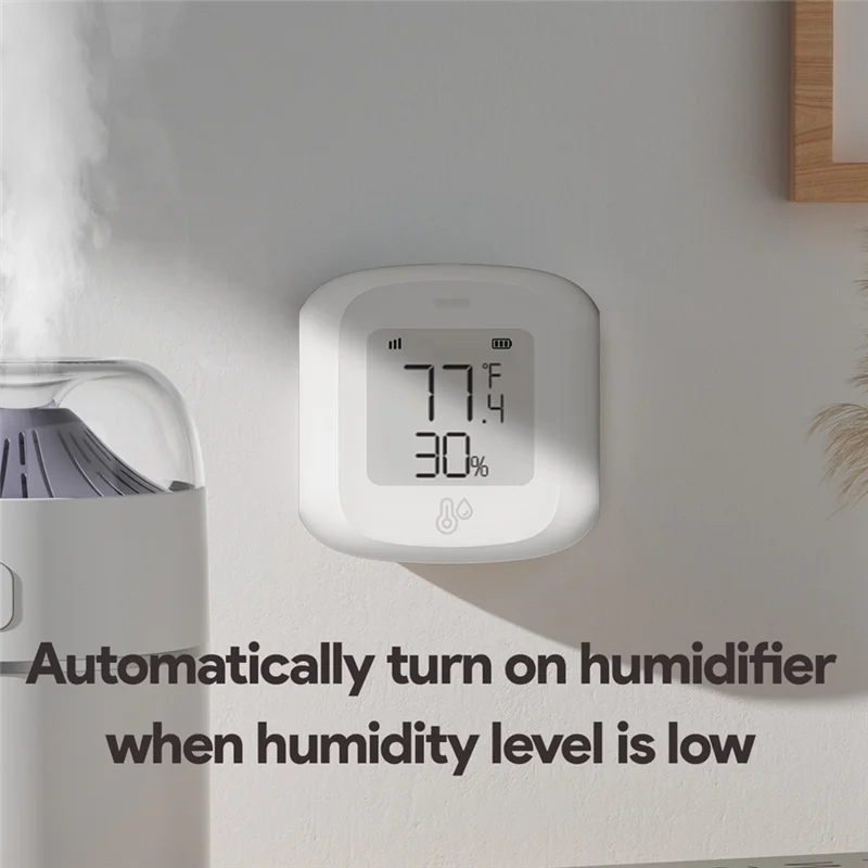 

【Must-Haves】Tuya Smart Wi-Fi датчик температуры и влажности комнатный гигрометр термометр с ЖК-дисплеем для Alexa Google Home
