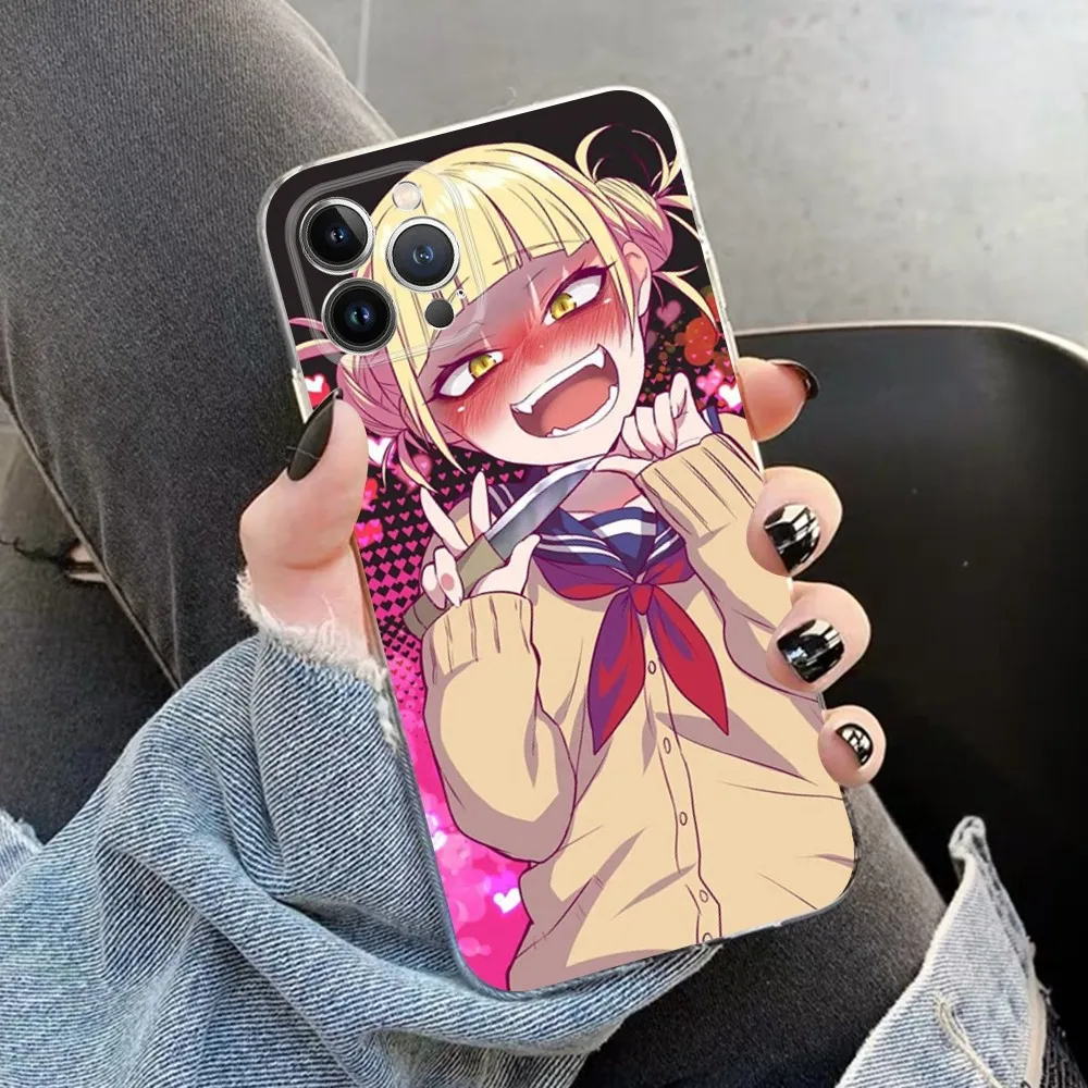 Toga Himiko M-My H-Hero A-Academia Phone Case For iPhone 14 13 12 11 Pro Max XS X XR SE 2020 6 7 8 Plus Mini Protective Shell