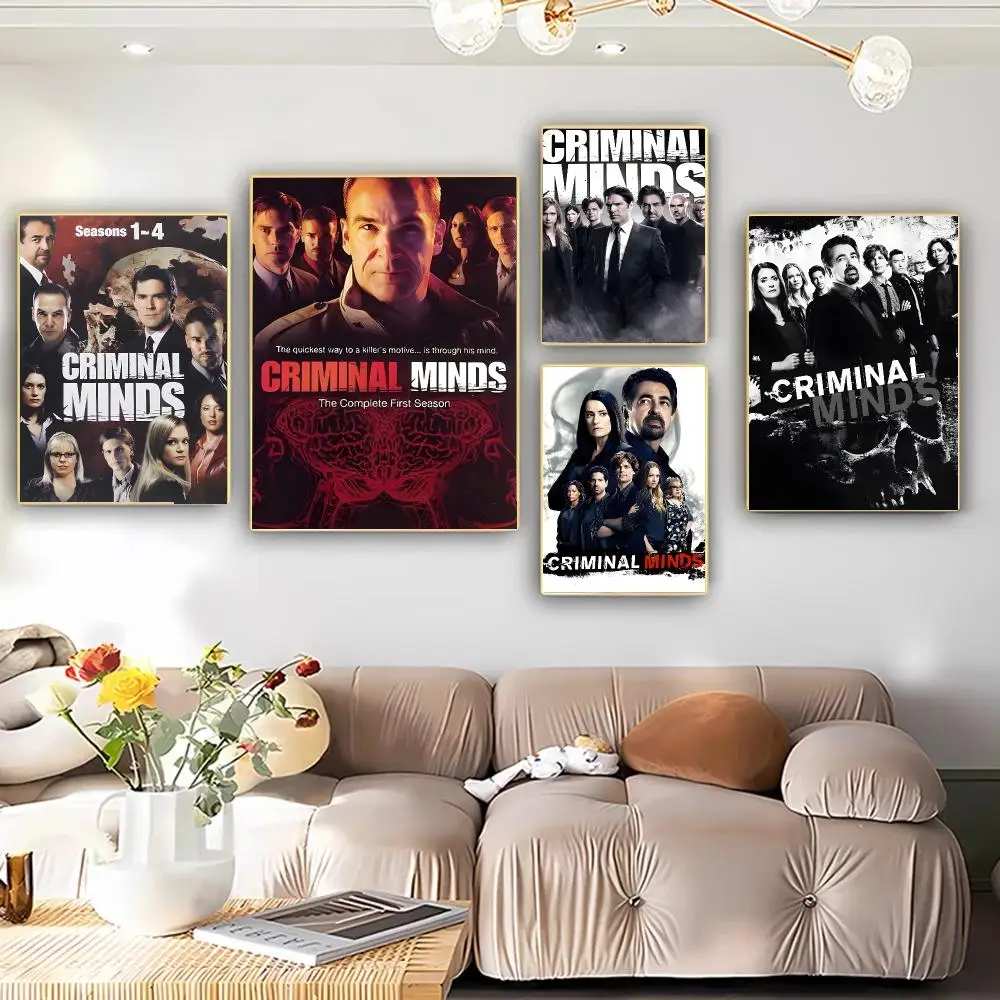 Tv Play C-criminal Minds Poster Art HD Advanced Aesthetic Printing Paper Wall Art For Living Room Home Decor