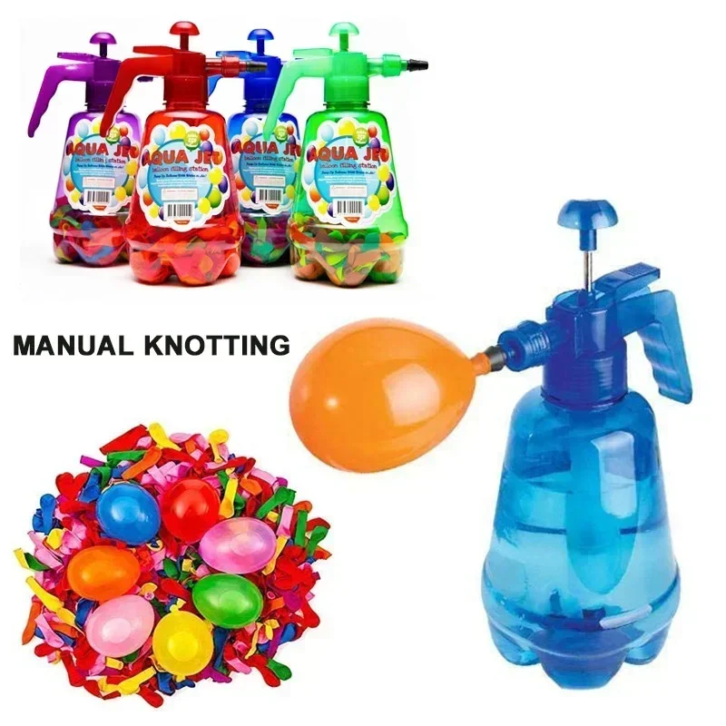 Inflador de polo acuático portátil, bomba de globos, llenado de aire y agua, fácil de llenar, estación de bombeo de llenado de agua, polo acuático