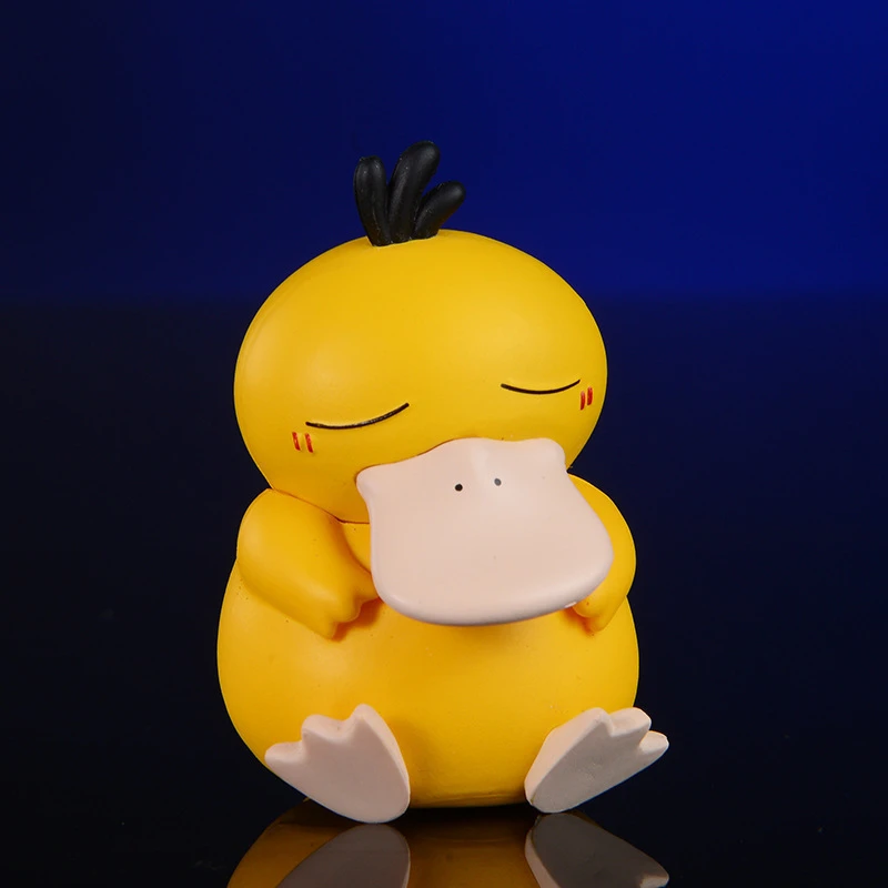 Cute Pokemon Sleeping Psyduck Munchlax Snorlax Figure Toys Kawaii Anime Action Figure Cartoon Game PVC Figurine Model Dolls Gift