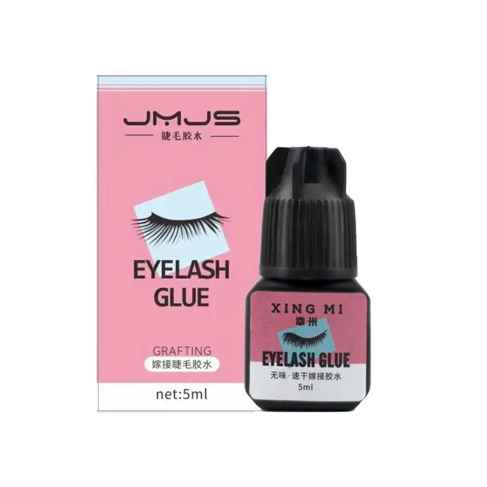 5Ml Wimpers Extensie Lijm Waterdichte Blijvende Enten Gereedschap Lijm Snel Zwart Geen Irriterende Wimpers Make-Up Lijm Droog T8y2