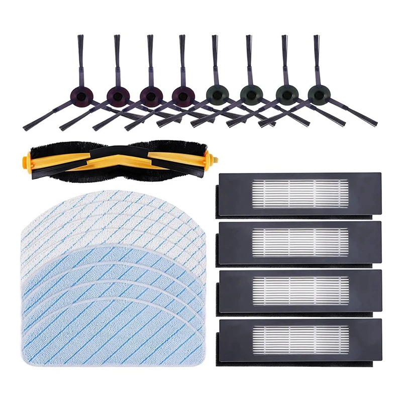 Main Brush Side Brushes HEPA Filter Main Brush Replacement Accessories Vacuum Cleaner Main Brush For T9 T9pro T9AIVI