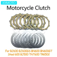 Para Benelli BJ600 BJ 600 600GS BN600 BN 600 600GT BJ 500 TNT 600 TRK 502 disco de fricción de embrague de motocicleta placa de acero