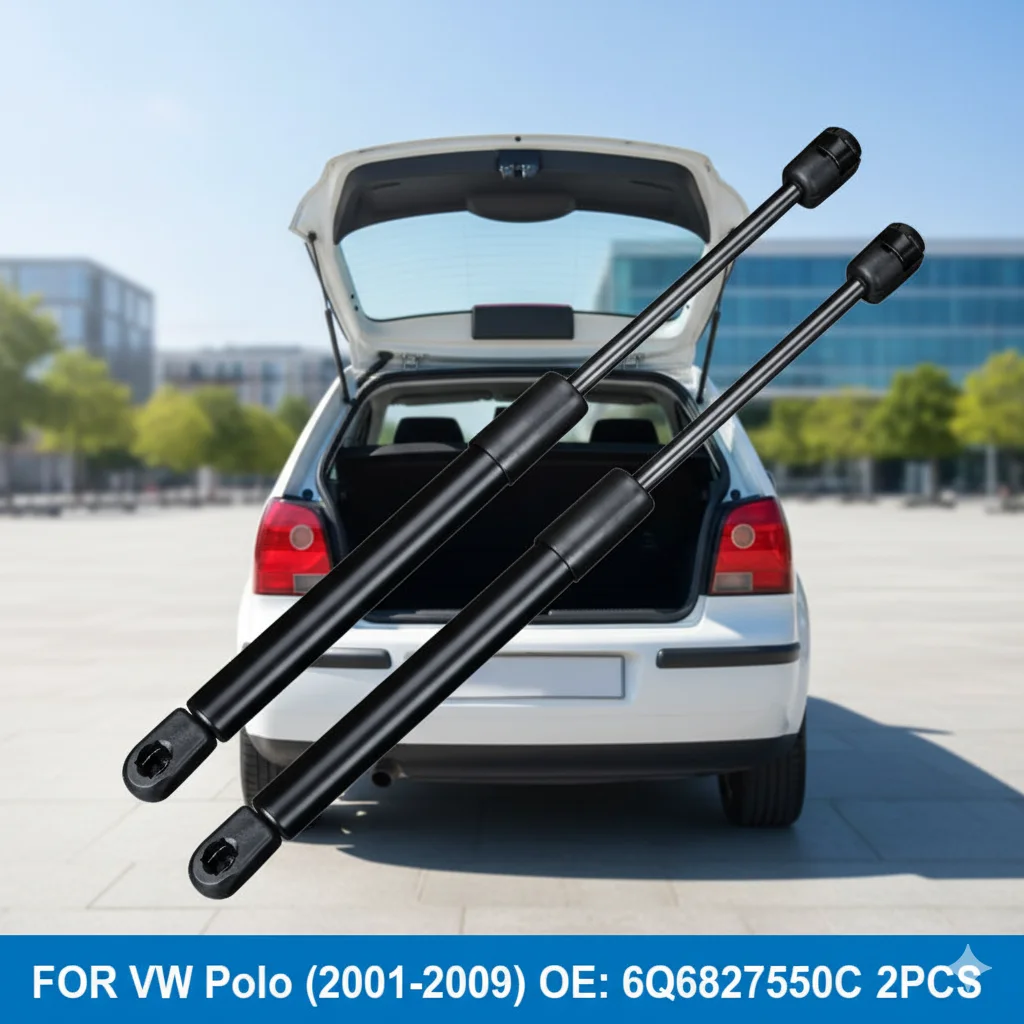 2PCS For VW For POLO IV 9N Hatchback Car Rear Gas Tailgate Boot Lift Support Struts Auto Accessories 2001-2009 6Q6827550C