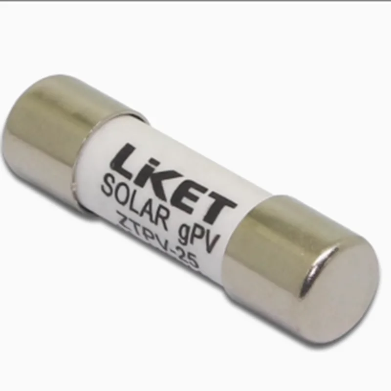 10 Pcs ZTPV-25 1000V 10*38MM Photovoltaic Fuse, Solar DC Fuse Tube DC1000V 25A 30A 32A Fuse Core Solar DCFuse