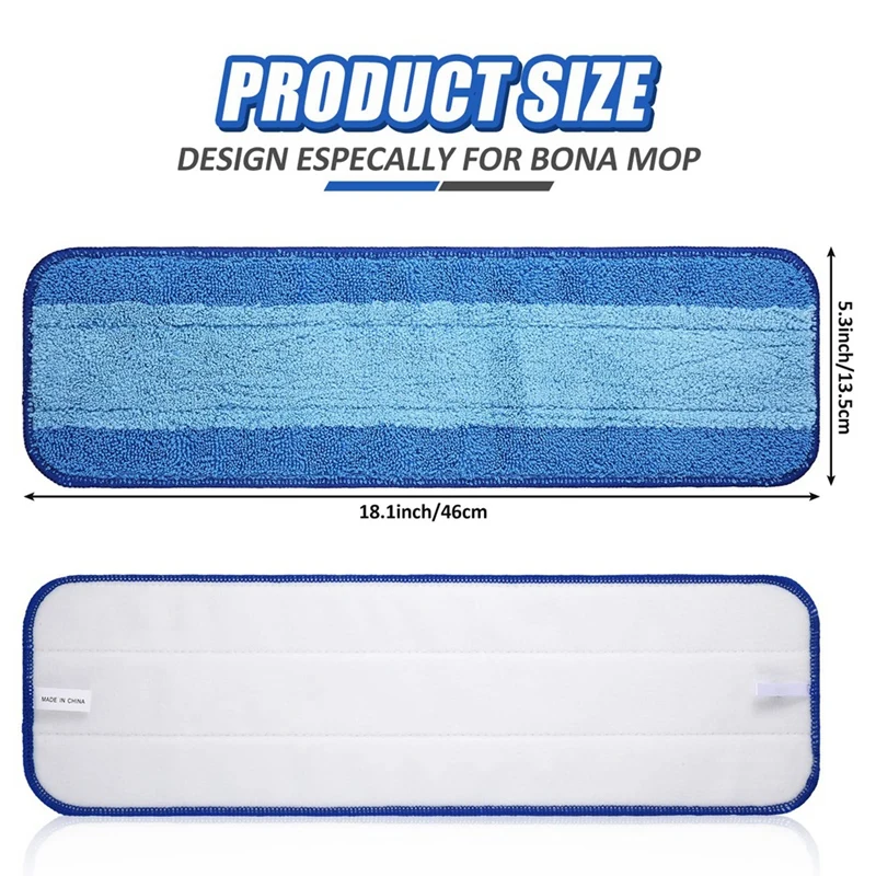 Almohadillas reutilizables para fregona, almohadillas de tela compatibles con piezas de repuesto para fregona Bona Steams