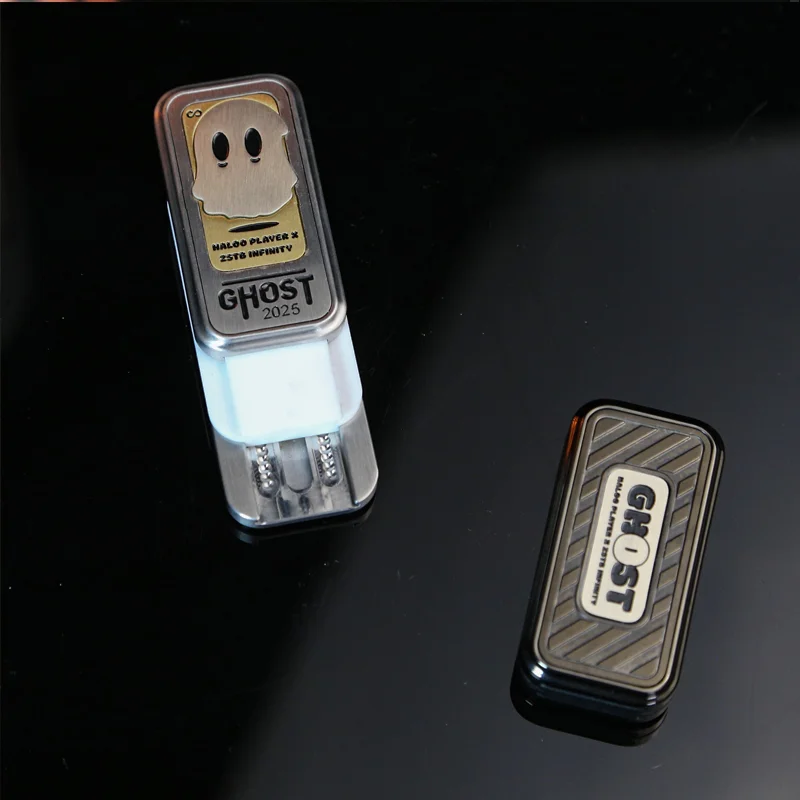 شبح EDC تململ المنزلق الفولاذ المقاوم للصدأ ثلاث طبقات لعبة تقليل الضغط الميكانيكية ADHD القلق الإغاثة تململ لعبة الكبار الهدايا #2