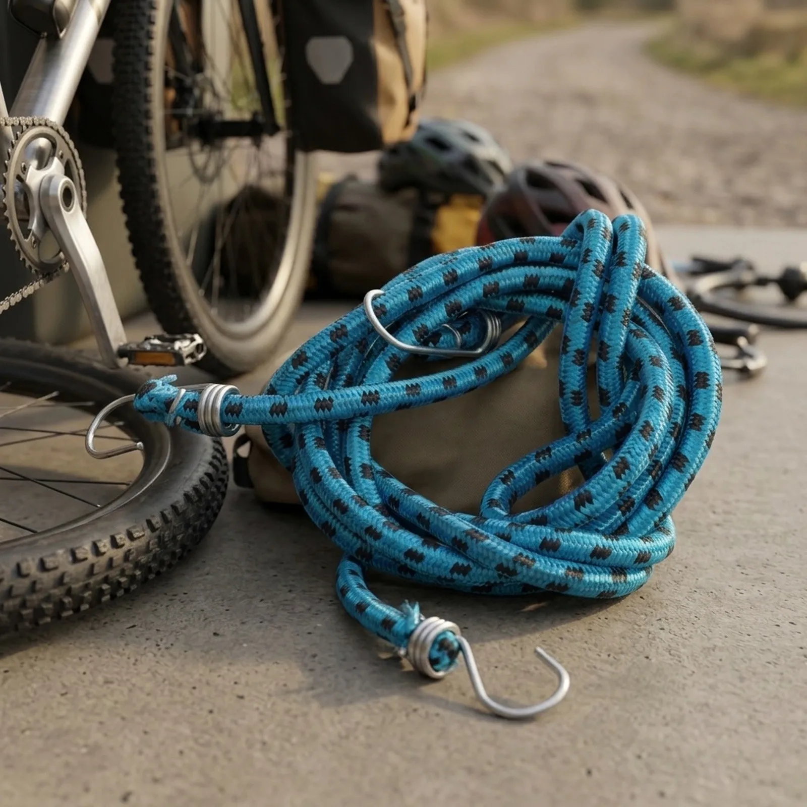 1PCS Elastic Bandage Rubber Extra Long Bungee Strap Ropes-Bicycle Luggage for Roof Rack Strap Fixed Band Hook Tool Accessories