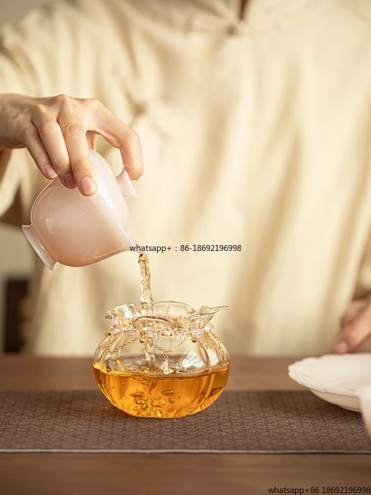 High Borosilicate Glass Fair Cup Household Heat-resistant and Anti-scalding Sea Male Cup Women's Special Kung Fu  Set  Dispenser