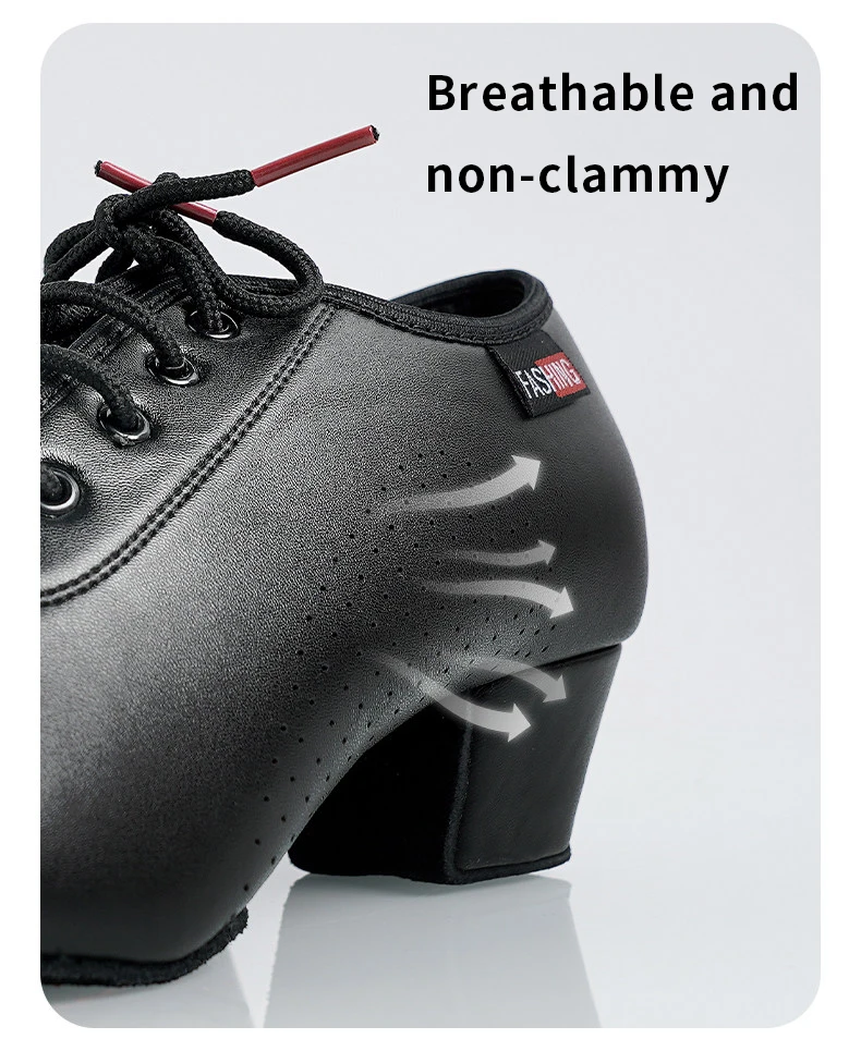 Professionelle lateinamerikanische Tanzschuhe für Herren und Jungen, weiche Sohle, moderner Tango, Salsa, Rumba, Ballsaal, Übungs-Performance-Schuhe – Detail 9