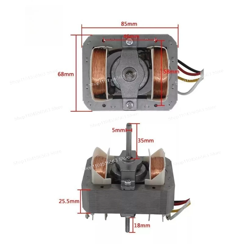 

Мотор вытяжки 220В, замена 6825/6830/6840 для вытяжки S84, 3 скорости вращения