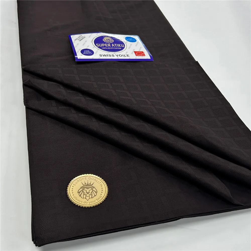 Hot Selling African Atiku Suit Men Fabric Material Nigerian 100% Cotton Shirt New TR Cloth Cotton Material for Man Garment 1588