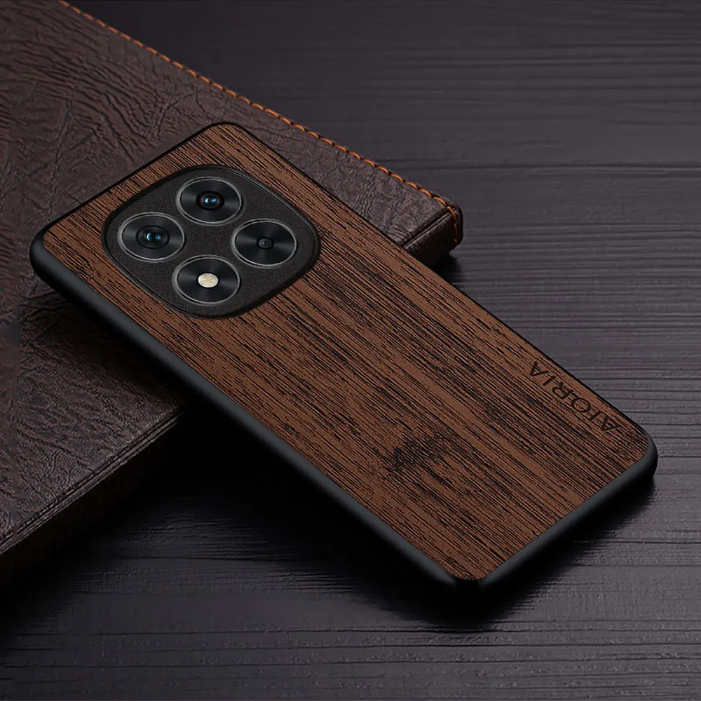 Case for Xiaomi Poco X7 Pro funda bamboo wood pattern Leather phone cover Luxury coque for Xiaomi Poco X7 Pro case
