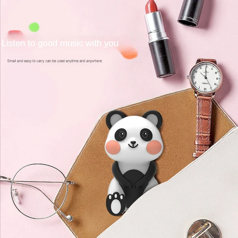 귀여운 만화 동물 블루투스 스피커 미니 다기능 전화 스탠드