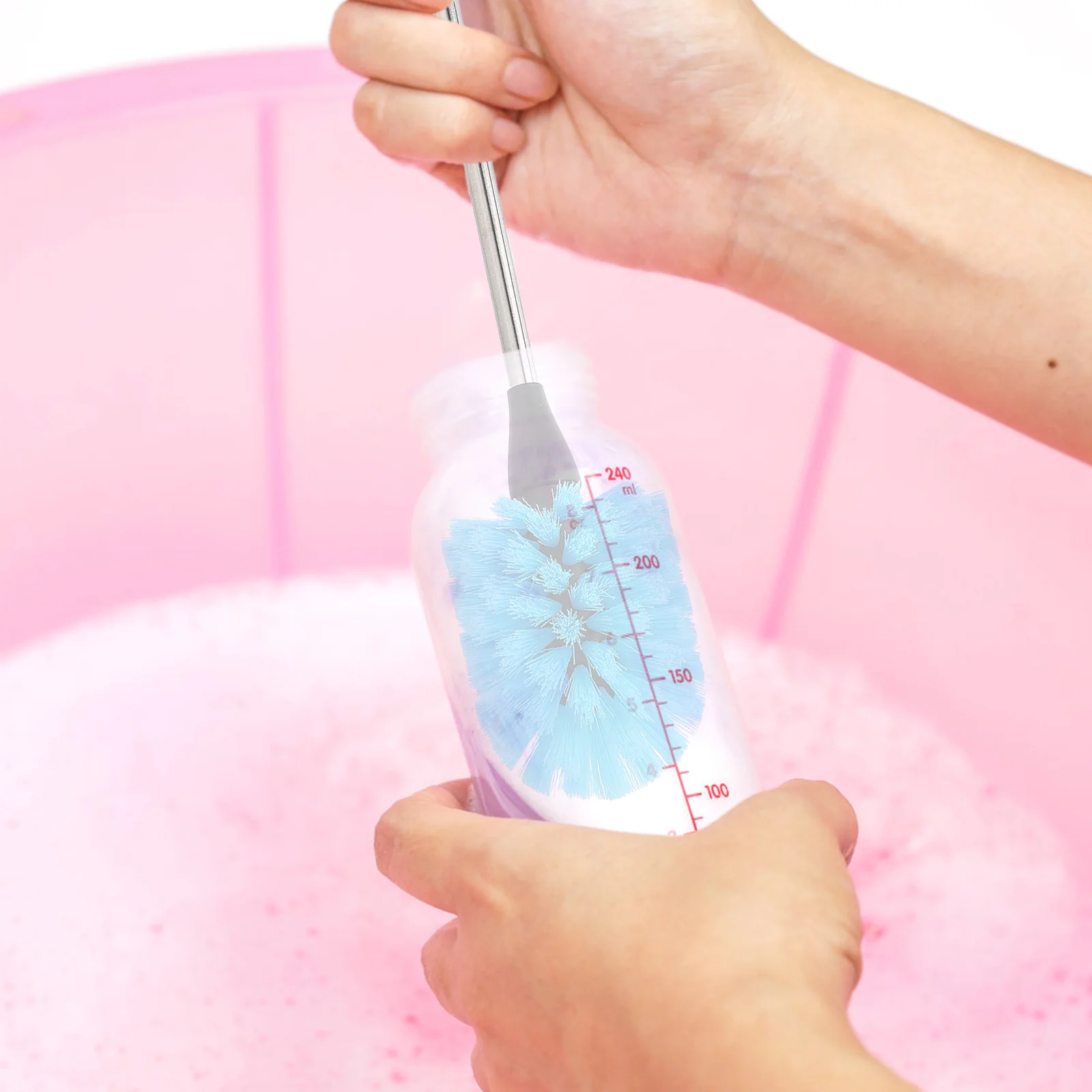 Cup Cleaning Brush Long Bottle Water Cleaner Handle Scrub Washer Scrubber Super