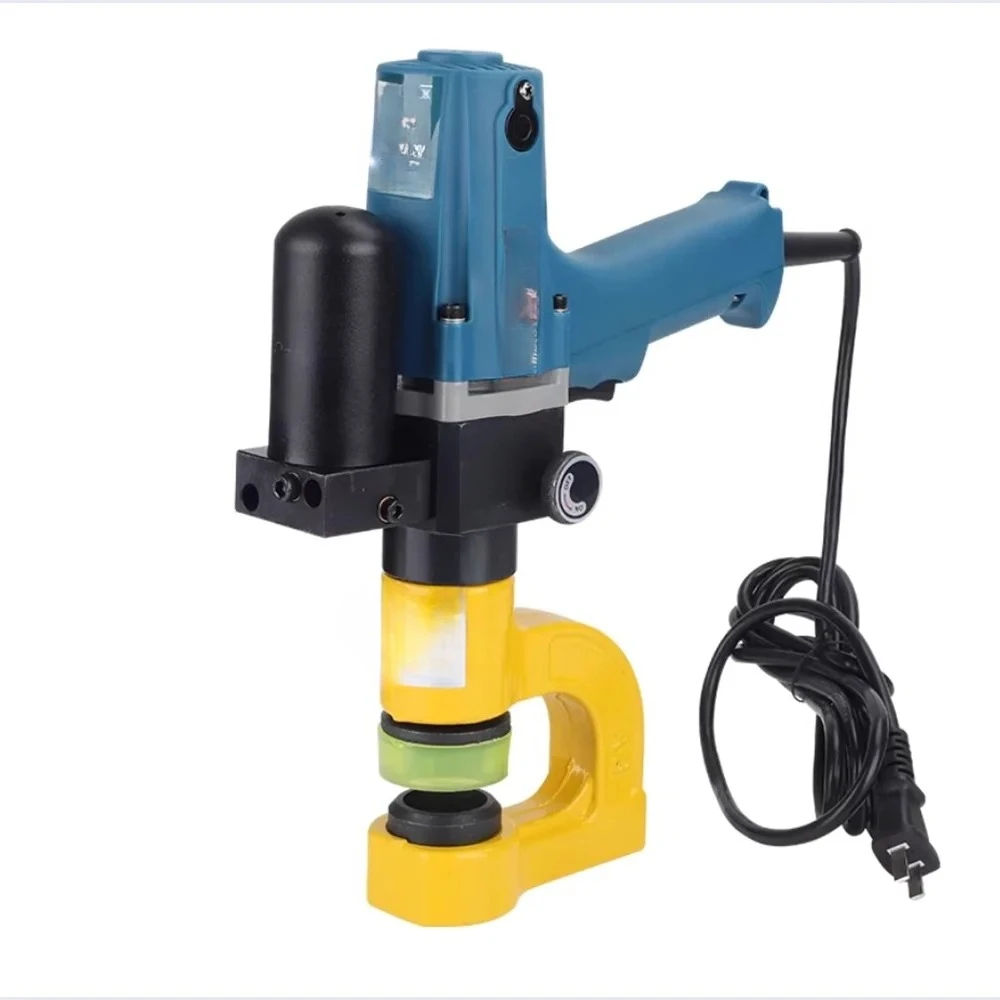 Portable SYD-25F Electric Hydraulic Cable Tray Hole Puncher Iron Sheet Small Stainless Steel Plate Drilling Tool 6 Sets Dies