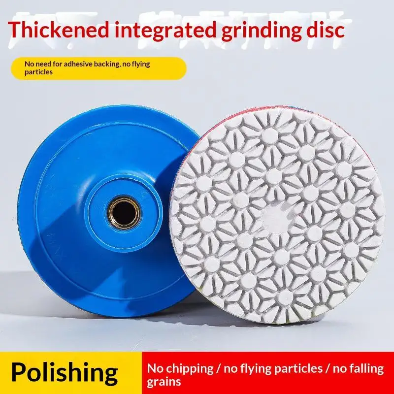 4 Step Diamond Polishing Pads Sharp Wear Resistant Fast Polishing For Stone Tile Grinding Surface Renovation