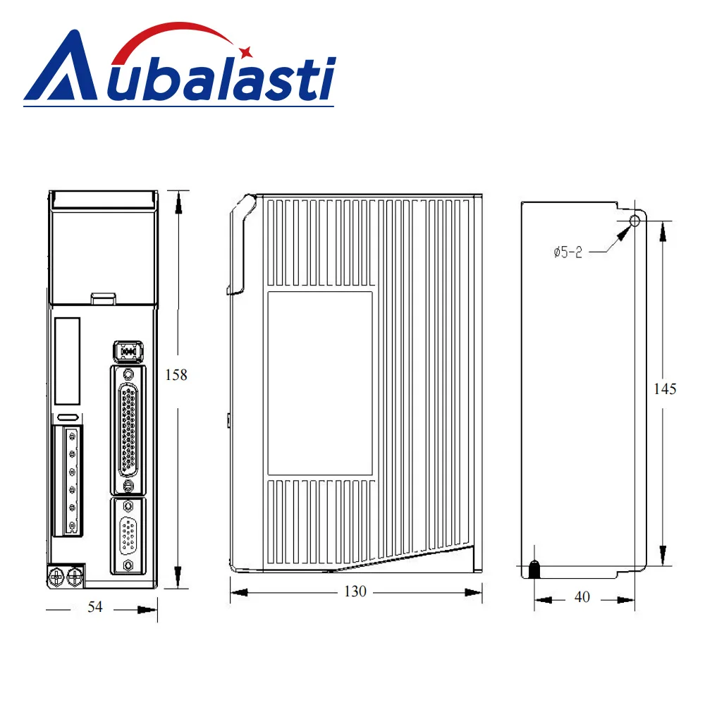 Aubalasti Hybride Servomotor Driver Kits 8n. M 6a 50-80vac H2-758 + 86hsm80 Voor Laser Machine